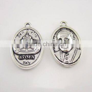 New pope francis medal ben edictuo rosary charm pendant