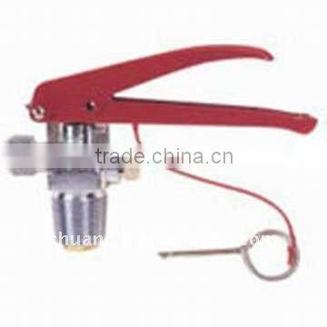 CO2 fire extinguisher valve