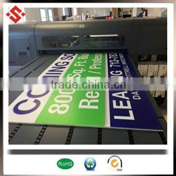 corrugated plastic 4mm thick corflute plastic advertising sign