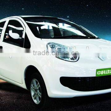 Popular white passenger electric car 5kw 120km vehicle automobile