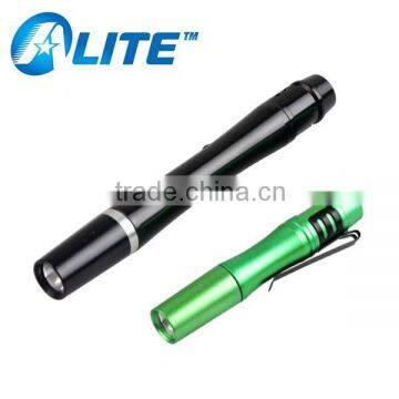 Promotional aluminum alloy medical pen light AAA battery powered pen torch                        
                                                Quality Choice