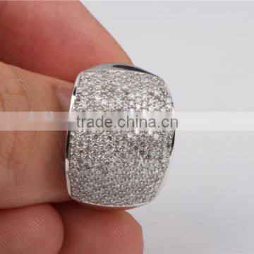 Custom Design Accepting Silver Love Ring Four Finger Ring photo-2