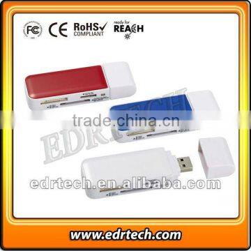 Hot selling new design USB 2.0 all in 1 card reader