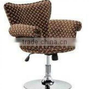 Modern Fabric Leisure Bar Chair With Armrest Fabric Swan Chair ZM-40