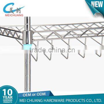 4 Tierd Light Duty Adjustable Organized Wire Shelving Rack for Storage photo-5