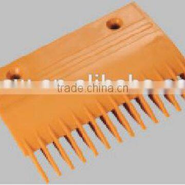 Escalator Yellow Plastic Comb Plate(Center Distance 80)126*94 14Teeth