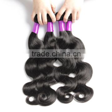 New Arrival Factory Price Unprocessed Human Hair Extension, 100 Real Brazilian Human Hair Double Drawn Weft