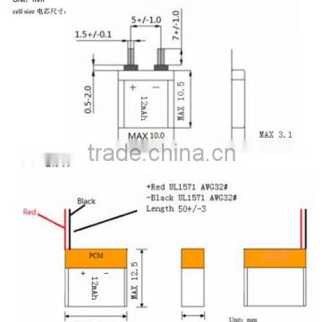 Lithium polymer batteries