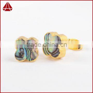 High Quality abalone paua shell earring Clover Earrings for Girl Lucky Jewelry