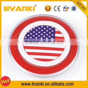 Telephone Manufacturer Import Cell Phones From China Charger Plates Wholesale Transparent LED Flashing Light Wireless Charger photo-2