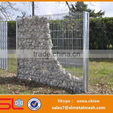 Welded gabion mesh Fencing / gabion wall construction / Gabion Fence