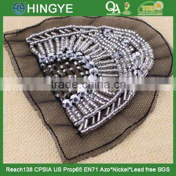 Wholesale High Quality Handmade Beaded Applique for Clothing Decoration NH-002 Quality Choice photo-3
