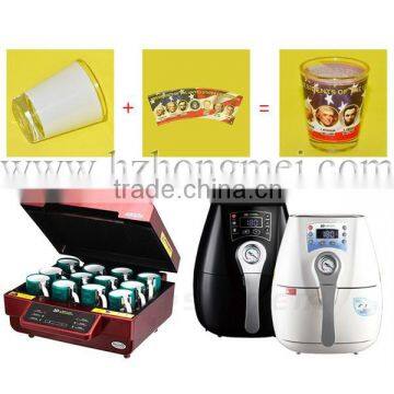 Custom Hot New Products for 2015 /Glass Cup Heat Transfer Materials /15 oz Opal Glass Mug