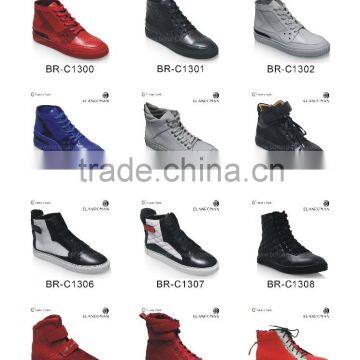 Good quality men sneaker made of first cow leather casual shoe brand professional manufacturer