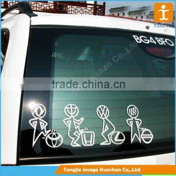 Customized Car sticker, pvc vinyl sticker, sticker printing for glass