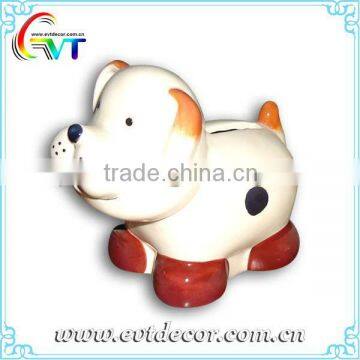 Ceramic Dog Piggy Bank