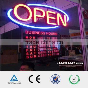 High bright outdoor led open sign neon sign letters with wholesales