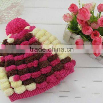 Hat Fashion Ladder Fancy Yarn Ball Handknitting Pom Yarn photo-6