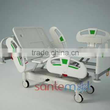 STM - 8371 Pneumatic ABS Hospital Bed with Hydraulic Height Adjustment