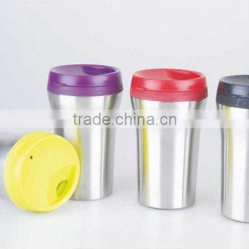 S/S+PP 13*7.8 High quality products stainless cup/portable cup