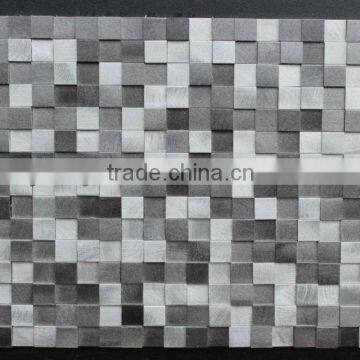 300x300 square edge aluminium mosaic 12'' x12'' aluminium mosaic(MT02)