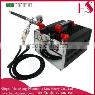 Haosheng HS-218SK airbrush kit and compressor