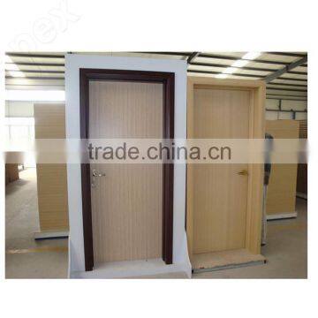 Latest Simple Design Fire Retardant Waterproof Door WPC Door photo-2
