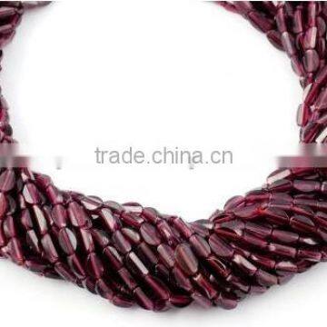 1 Strand Super Finest Quality Genuine Red Garnet Faceted Oval Shape Jewelry Making Beads Approx 4x6-4x8mm 14" Long