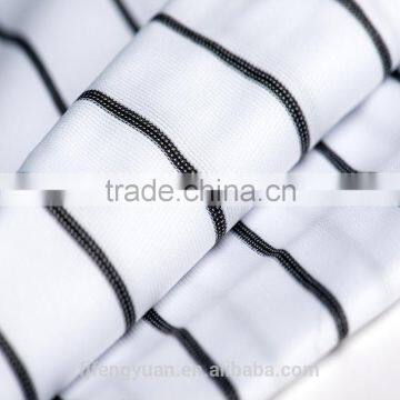 Warp Knitting Polyester Black Yarn Plain Fabric photo-3