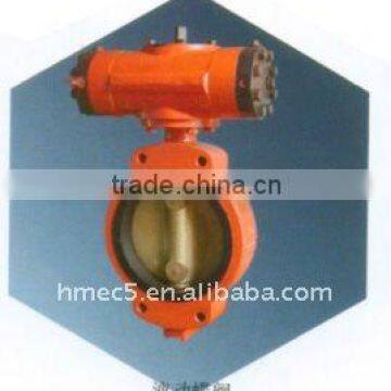 marine center hydralic operated butterfly valve