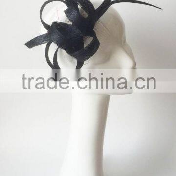 Simple style Derby Races Day Tea Party Event sinamay fascinator on comb custom made in any colors