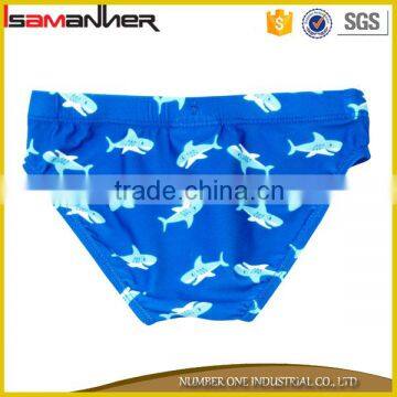 2-8 Years Kids Boys Swimming Brief Shark Cute Cartoon Boys Swim Trunks Supplier's Choice photo-2