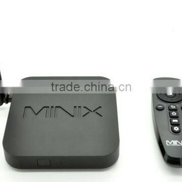 Hot selling Android4.4 Amlogic S805 Quad Core Minix NEO X6 Smart TV BOX 1G+8G Minix NEO X6 smart media player