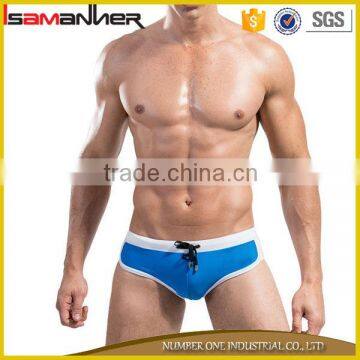 S-4XL men sexy tight swimwear nylon hipster sexy men swimwear                        
                                                                                Supplier's Choice