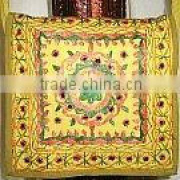 Ethnic Trendy Embroidered Women's Shoulder,Stylish Embroidery Ethnic Indian Shoulder Messenger Bag