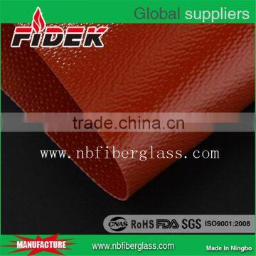 High resistant fiberglass cloth coated silicone