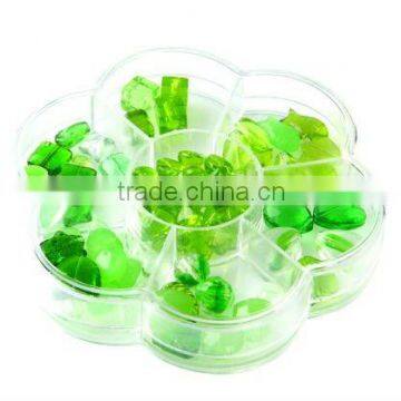 Jewelry plastic bead box 7 Grid Organizer Box