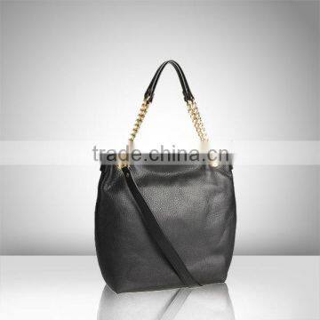 V361-fashion woman classic pebble grain genuine leather tote bag alibaba china wholesale