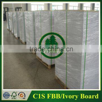 350gsm single side chemical-mechanical pulp ivory board