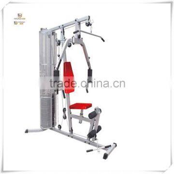 one station home gym with protecting net cover and 100lbsplastic weights qj-hm0005