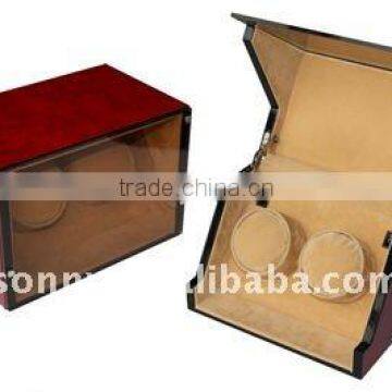 Fancy design Double Wooden Gift Watch Winder