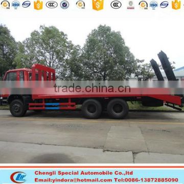 10 wheeler dongfeng 6*4 flat bed truck