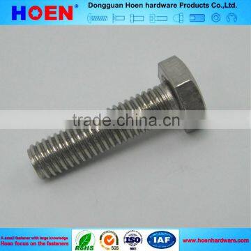 full thread DIN933 hexagon head A2 70 Stainless steel bolt