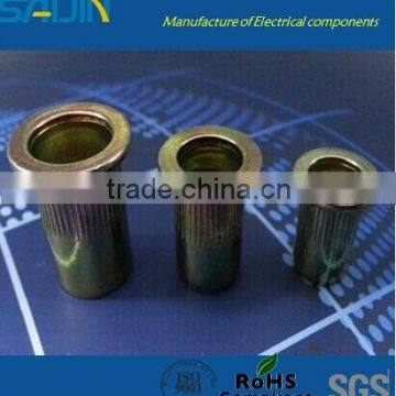 Carbon Steel Countersunk Head Rivet Nut plating Zinc