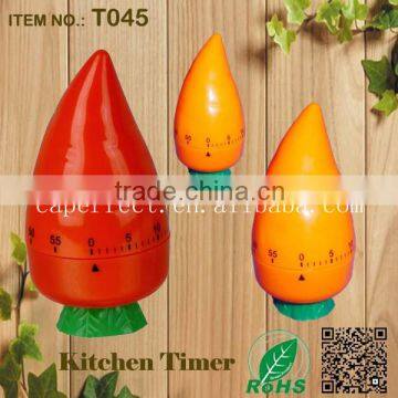 China supplier ROHS cheap kitchen mechanical carrot timer