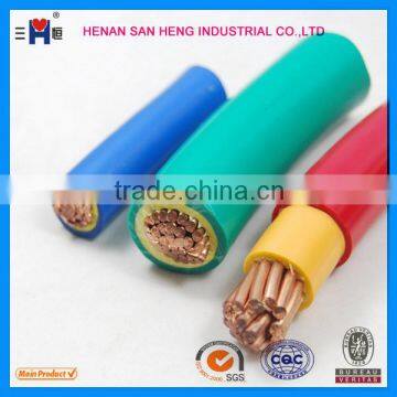 Single Core CU Bare Copper Black Pvc Jacket Construction Cable photo-3