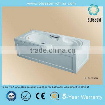 acrylic aluminium massage bathtub