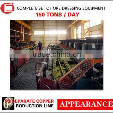 Supply the complete copper ore dressing production line equipment