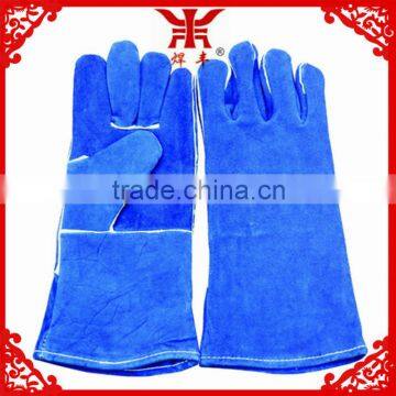 different types and different color long welding leather gloves