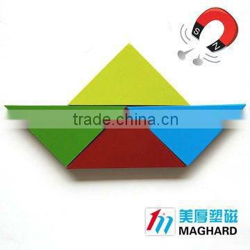 right angled isosceles triangle Magnetic Jigsaw Puzzle 16pcs/set